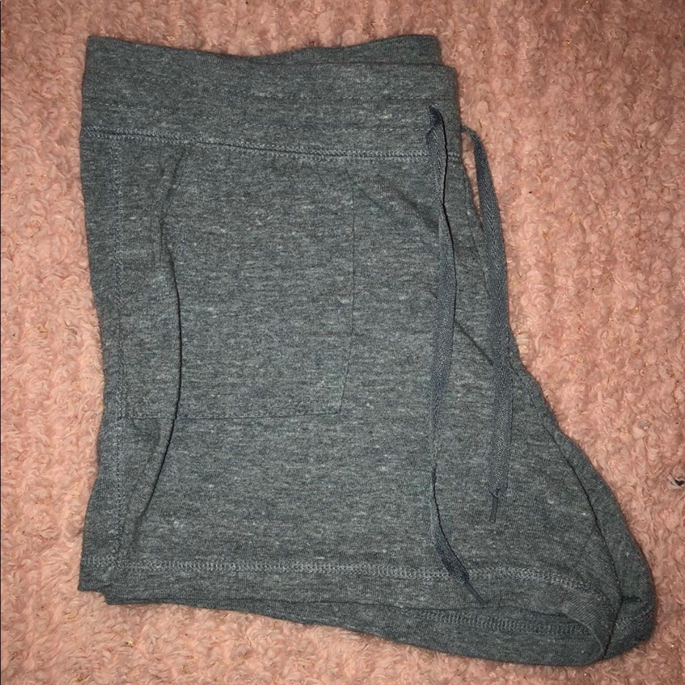 Gray shorts with front side pockets!